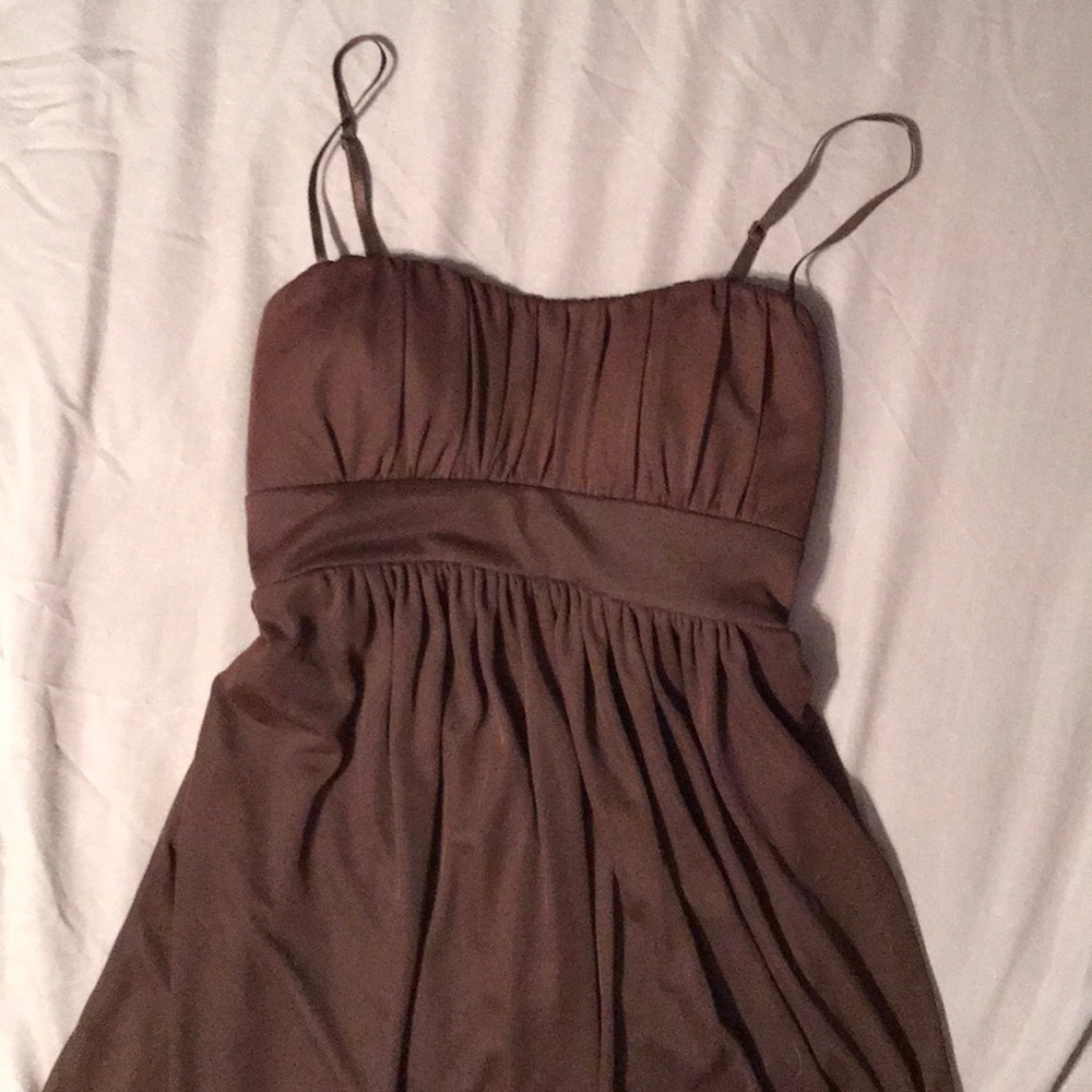 Brown formal dress